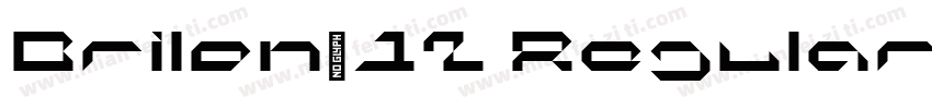 Brilon_12 Regular字体转换